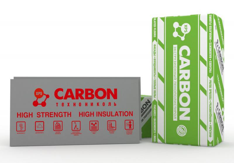 Екструдований пінополістирол Carbon ECO (1180х580х50) — Паковання 8 шт. плит