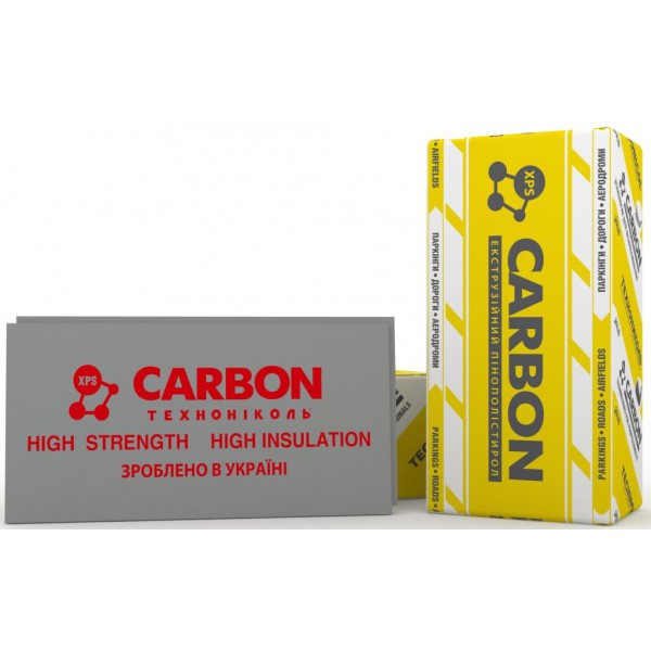 Екструдований пінополістирол ТехноНІКОЛЬ CARBON SOLID 500 1180х580х40