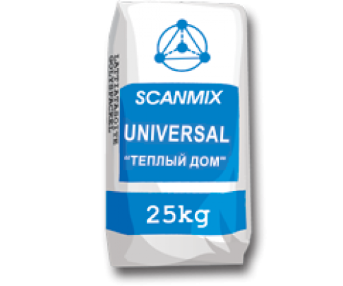 Клей для теплоізоляції Scanmix Universal (25 кг), фото 1