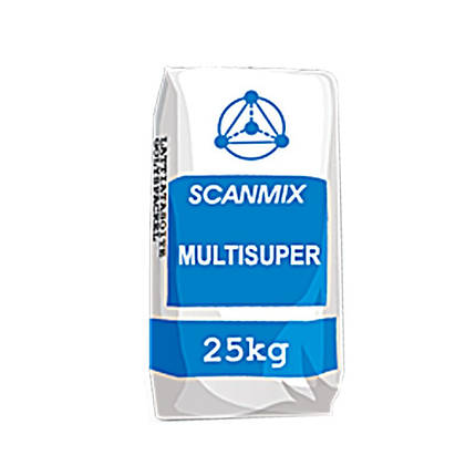 Клійна суміш Scanmix Multisuper, білий (25 кг), фото 1