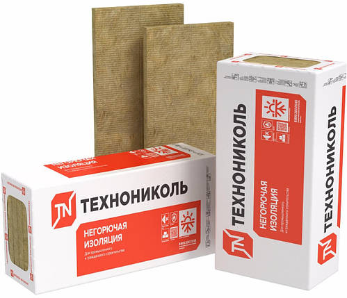 Базальтовий утеплювач ТехноНІКОЛЬ Техноруф НеЄкстра 1200х600х100 мм 2,16 м2/упк, фото 1