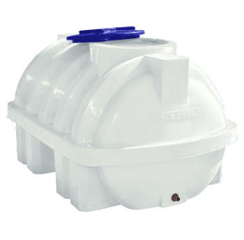 Ємність 750 літрів посилена з ребром, горизонтальна, фото 1