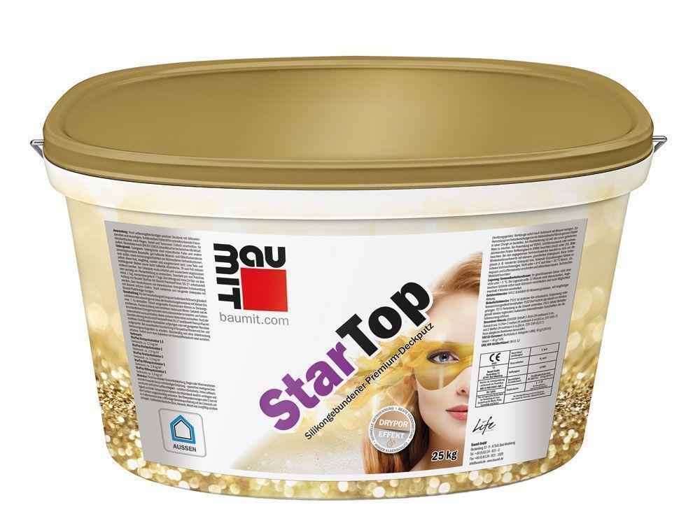 Baumit StarTop Декоративна фасадна штукатурка барашок для яскравих квітів 3,0 кг