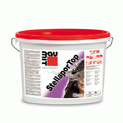 Baumit StellaporTop Декоративна фасадна штукатурка короїд силікон-силікатна 2,0 R 25 кг, фото 1
