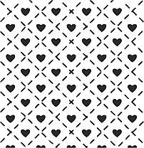 Трафарети для пряників "Сердечка 10"