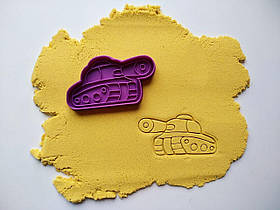 3D-формочки-вирубки для пряників "Танк 2"