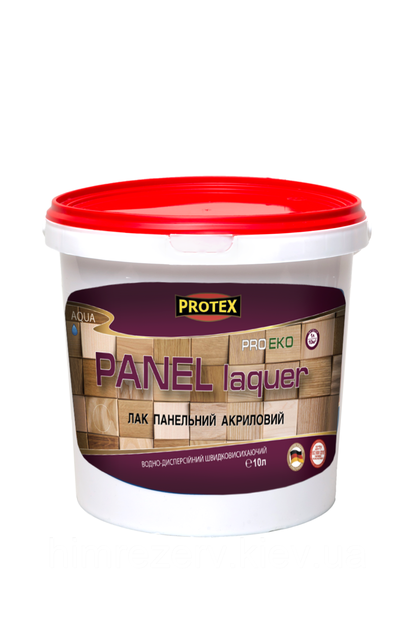 Лак панельний акриловий ВД PROTEX 10кг (10л) глянець