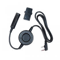 Тактична гарнітура Expert EX-Tactical LK1 для радіостанцій Kenwood/Baofeng/Quansheng, фото 3