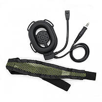 Тактична гарнітура Expert EX-Tactical LK1 для радіостанцій Kenwood/Baofeng/Quansheng, фото 2