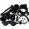 Набір бдсм фетиш чорний Mr. GREY BDSM 11 в 1 Чорний (Садо мазо Must Have collection), фото 9