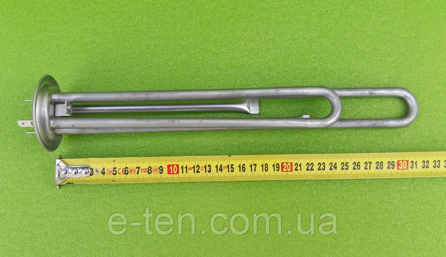 Тен НЕРЖАВІЙКА для бойлерів Thermex, ATT 2000W (на фланці Ø63мм) / с 2 трубками під термостати (KAWAI), фото 1