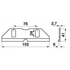 Направляющая головки косы 206196M1, 80309169 MASSEY FERGUSON производителя  None купить в Украине по отличным ценам от компании ""Spec-Parts"" , тел.  +380 (97) 981-71-33