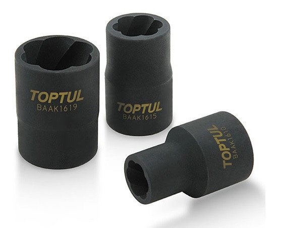 Головка для пошкоджених гайок 1/2" 12мм Toptul BAAK1612