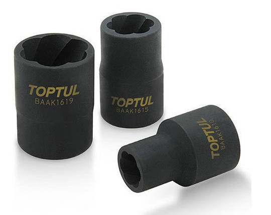 Головка для пошкоджених гайок 1/2" 16мм Toptul BAAK1616, фото 1