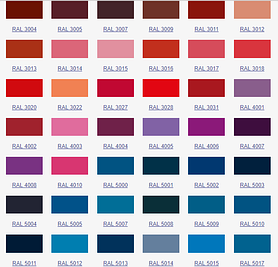 ПОРОШКОВОЕ ПОКРЫТИЕ RAL
