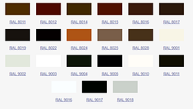 ПОРОШКОВОЕ ПОКРЫТИЕ RAL
