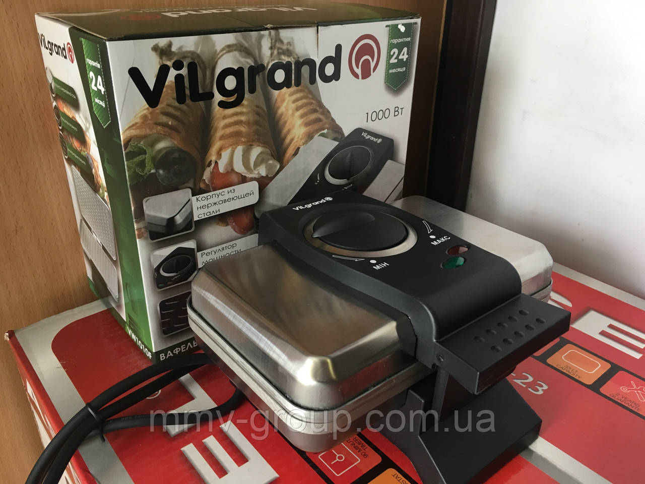 Вафельниця Vilgrand VM1010F, фото 1