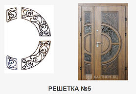 Виды решеток Бастион 7