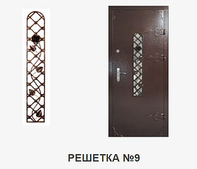 Виды решеток Бастион 9