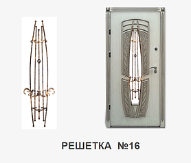 Виды решеток Бастион 16