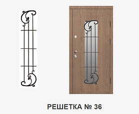 Виды решеток Бастион 24
