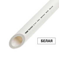 Поліпропіленова труба біла TEBO technics