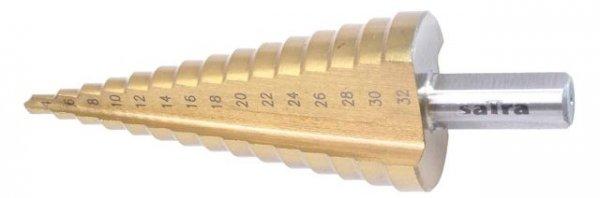 Свердло ступеневу 4-32 мм HSS SATRA S-SD432