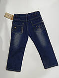 Штани джинсові на флісі для хлопчика р.104-110, фото 2