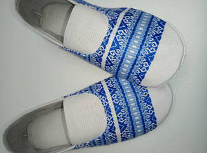 Балетки голубі жіночі та чоловічі