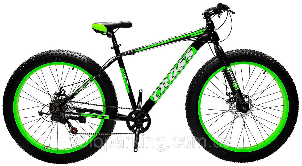 Велосипед позашляховик фетбайк Cross Tank 26 (fatbike) 2019