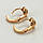 Сережки ХР Gold filled 18k, фото 8