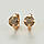 Сережки ХР Gold filled 18k, фото 7