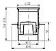Трап МСН з дизайнерською решіткою Фокус 122х122х5 мм з вертик. підключенням DN110  арт.F421 NL, фото 3