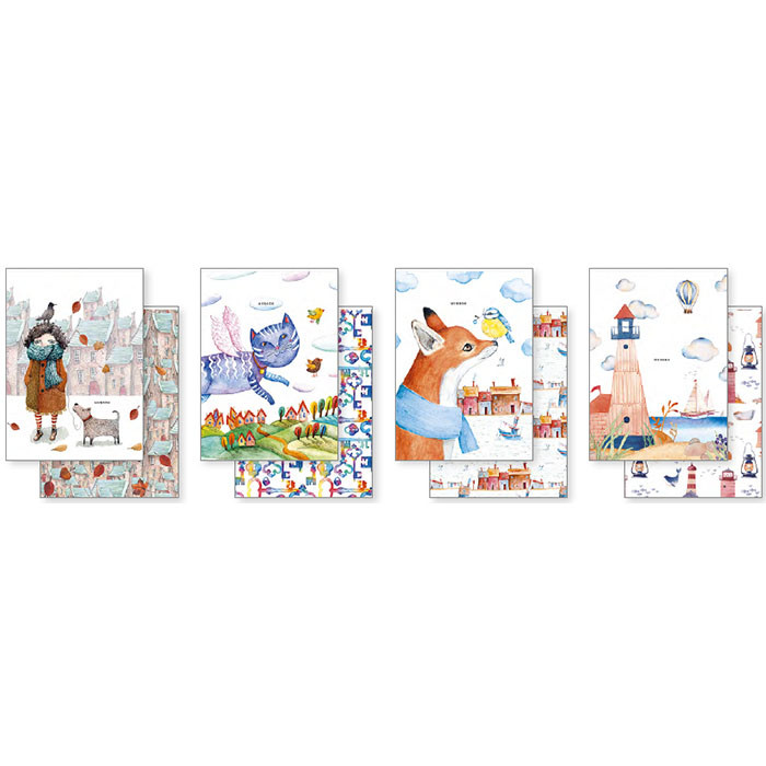 Зошит "TwinBook" А5 клітинка+лінія А5-2*040-563