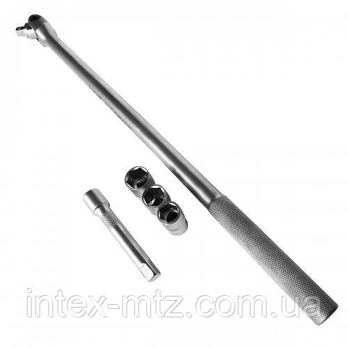 Набір торцевих головок S&R 1/2 з воротком 600 мм.