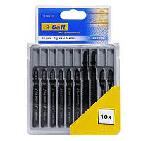 Набір пиляльних полотен S&R Meister 10 шт. дерево/метал