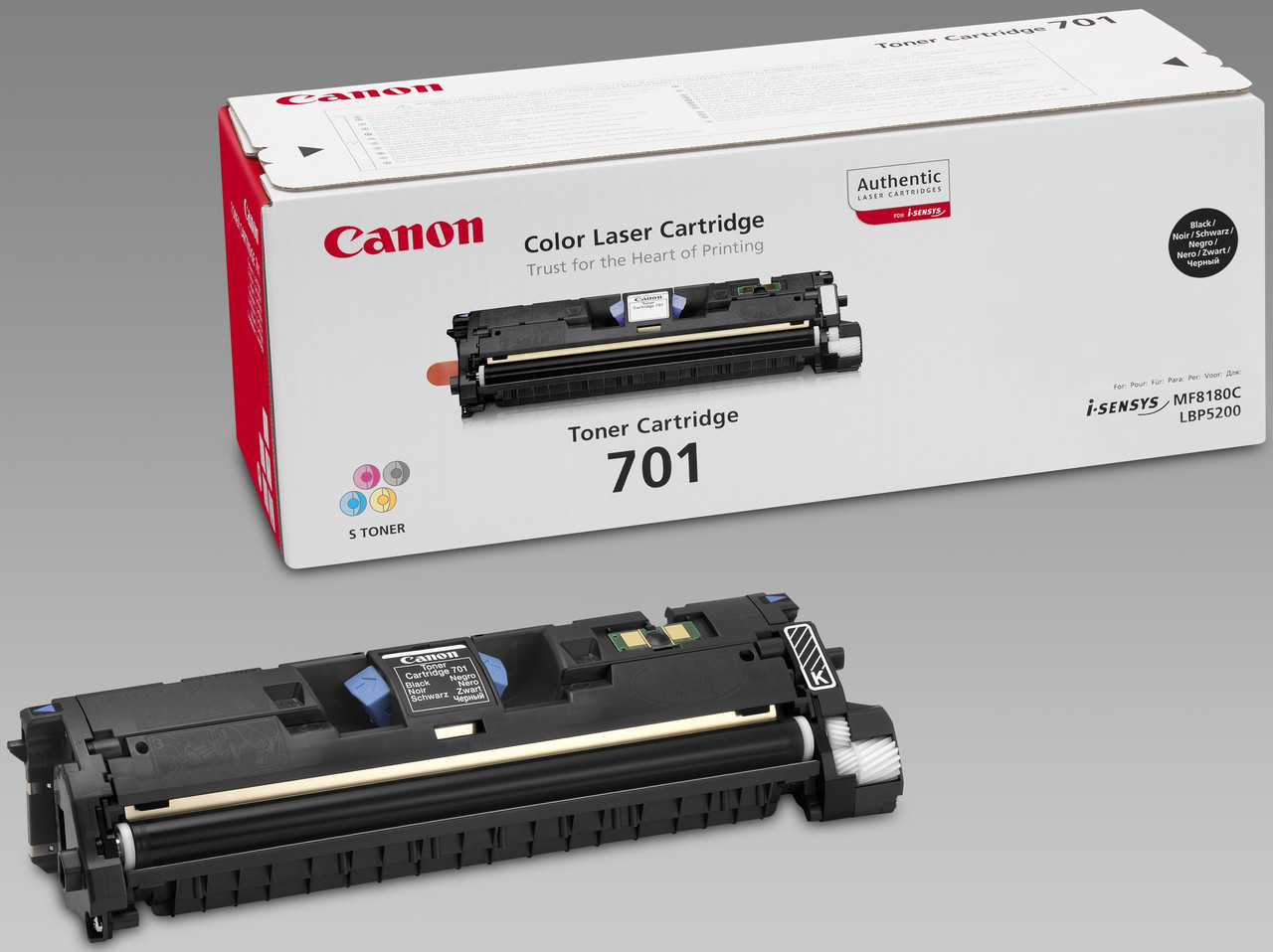 Заправка картриджа: 701Black чорний Для принтера: Canon LBP 5200