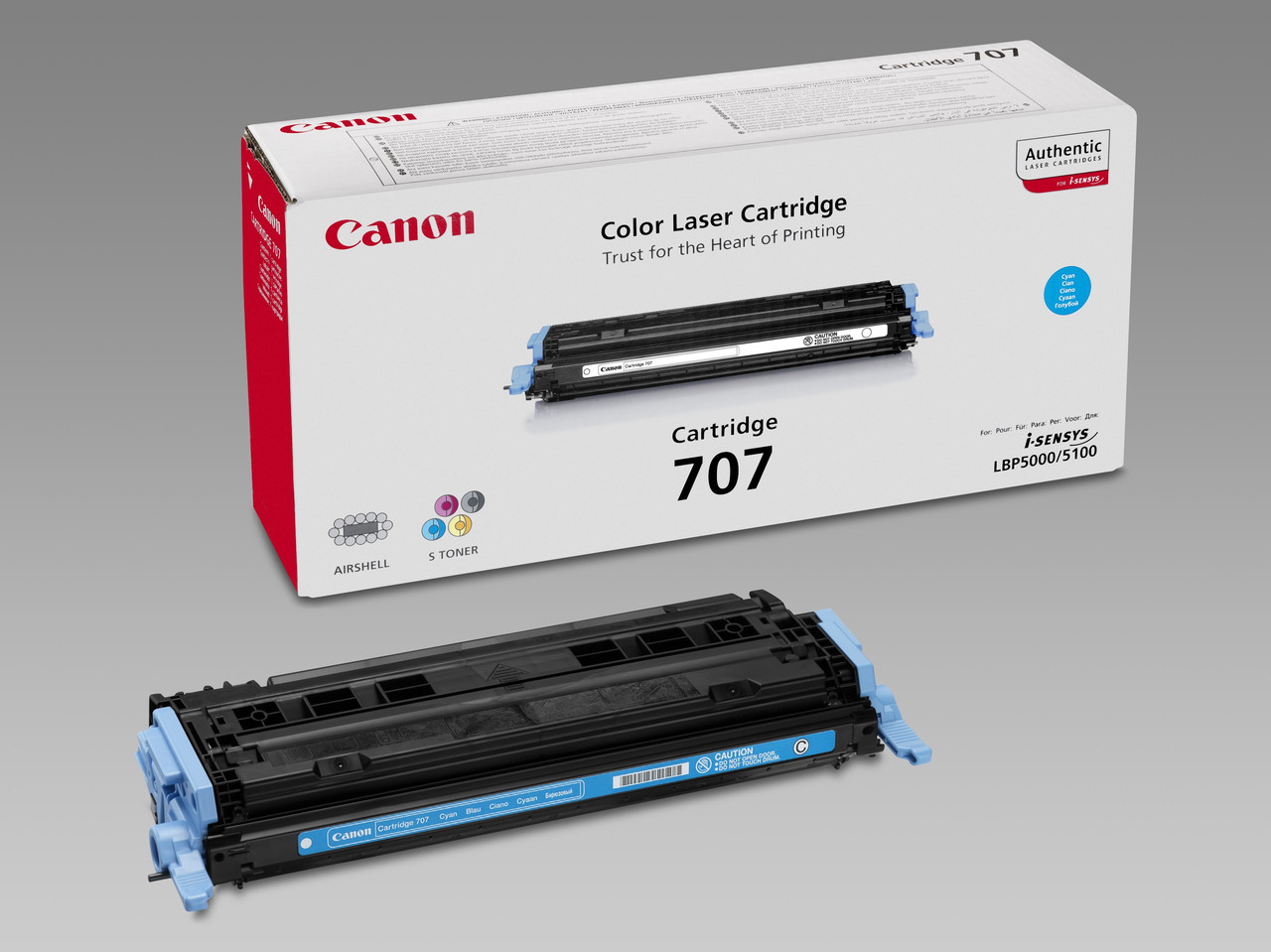 Заправка картриджа: Cartridge С-707Сyan Для принтера:Canon LBP 5000