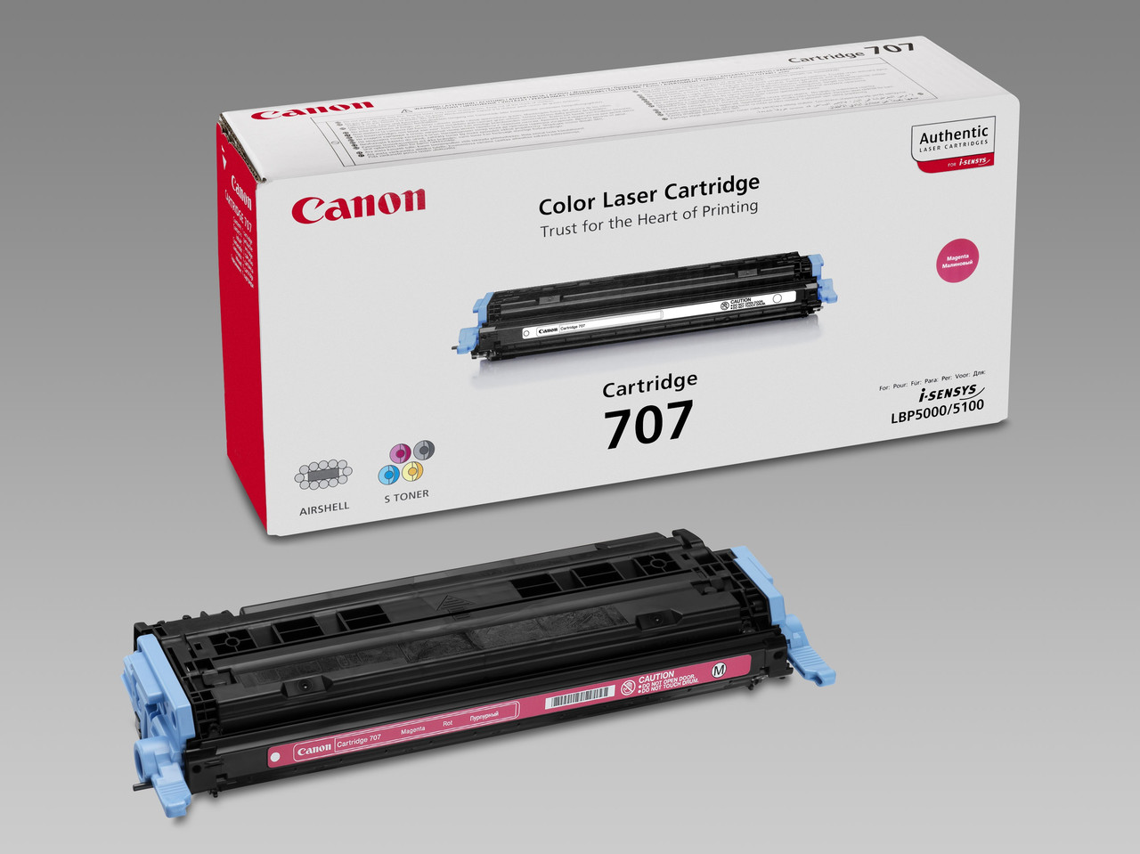 Заправка картриджа: Cartridge С-707Мangenta Для принтера: Canon LBP 5000