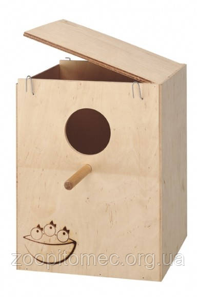 Гнізовий будиночок для папуг NIDO EXTRA LARGE.Розміри: 26 х 25 х 33 см, фото 1