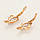 Сережки ХР Gold filled 18k, фото 3