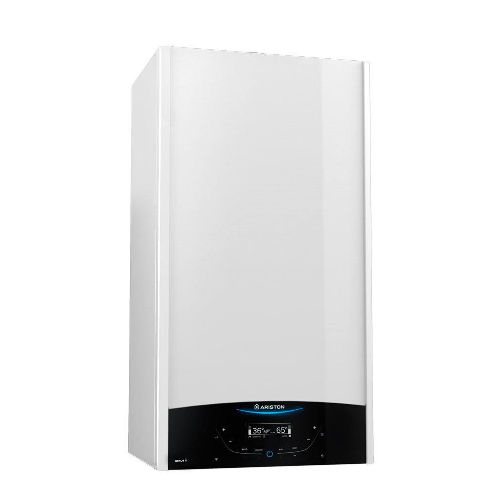 Газовий турбований котел Ariston Genius X 24 FF NG + труба