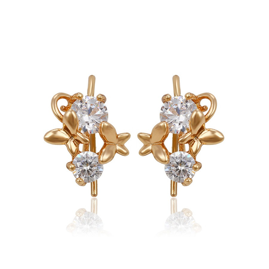 Сережки ХР Gold filled 18k