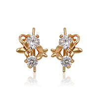 Сережки ХР Gold filled 18k