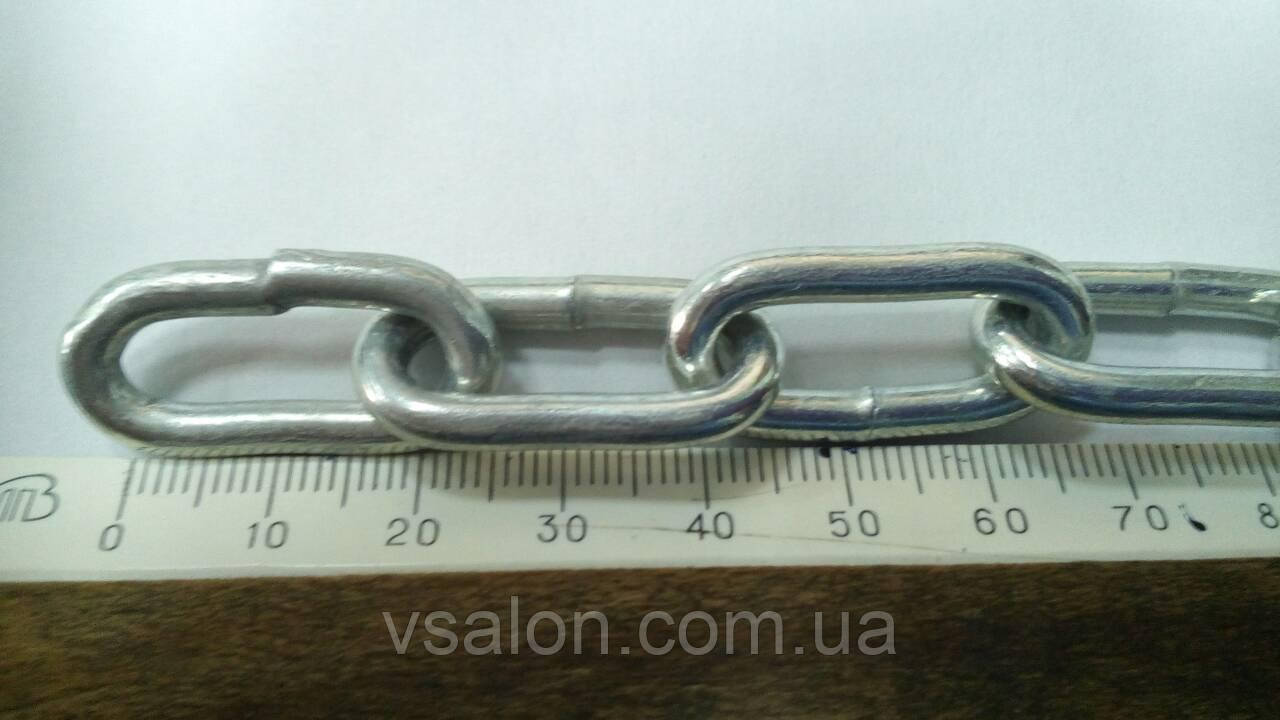 Ланцюг оцинкований 4мм, шматок 30м Туреччина