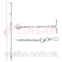 Ланцюг для собак оцинкований d3мм, 200см, фото 1