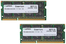 Пам'ять Mushkin для ноутбука Apple Macbook DDR3 1066 SODIMM (2x8GB) 16GB PC3-8500 Mac 2009-2010г