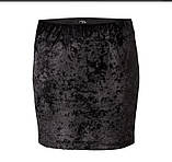 Спідниця оксамитова Esmara (розмір 48/EUR42) чорна, фото 2