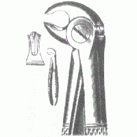 Щ-176 Щипці для видалення молочних молярів нижньої щелепи No 22 А