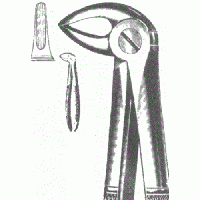 Щ-177 Щипці із широкими губками для видалення коренів зубів нижньої щелепи No 33